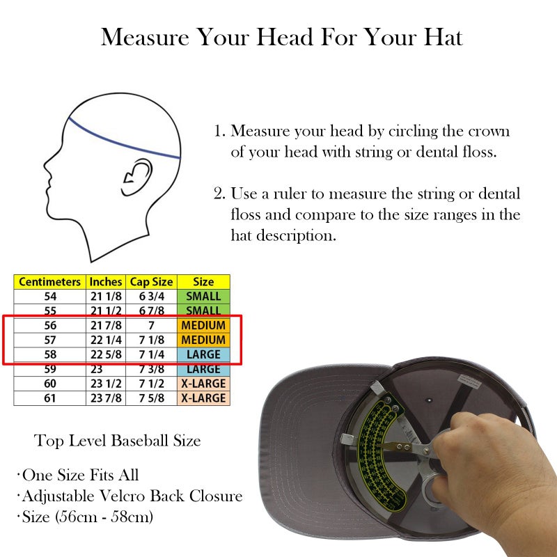 Top Level Baseball Cap Hat Men Women - Classic Adjustable Plain Blank, DGY Dark Grey - Image 4